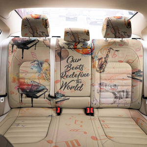 Our Beats Redefine The World African Back Car Seat Cover Afro Music