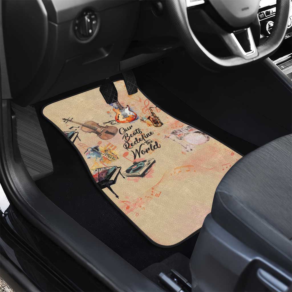 Our Beats Redefine The World African Car Mats Afro Music