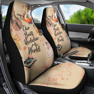 Our Beats Redefine The World African Car Seat Cover Afro Music