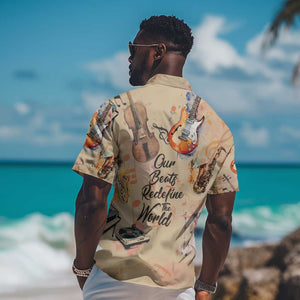 Our Beats Redefine The World African Hawaiian Shirt Afro Music
