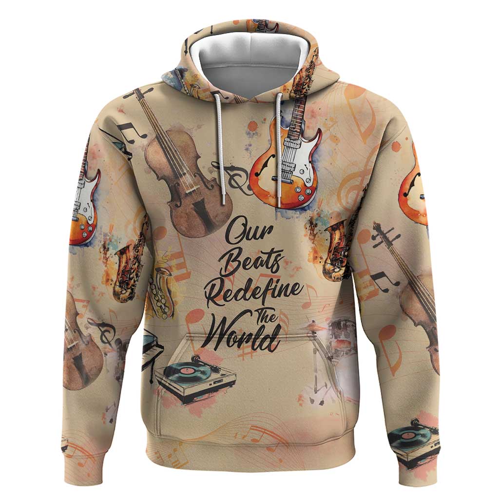 Our Beats Redefine The World African Hoodie Afro Music