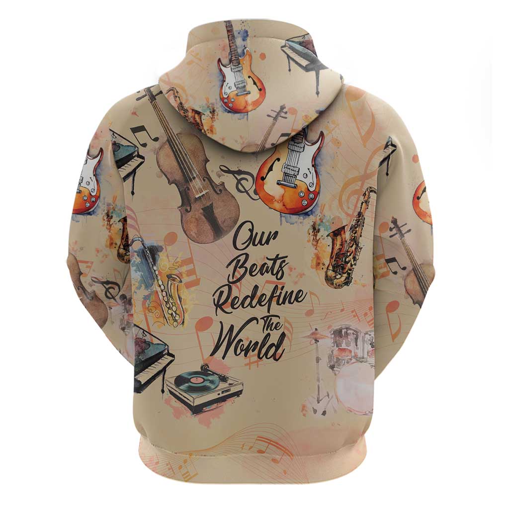 Our Beats Redefine The World African Hoodie Afro Music