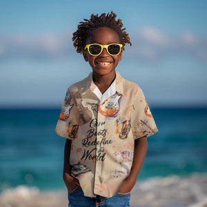 Our Beats Redefine The World African Kid Hawaiian Shirt Afro Music