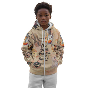 Our Beats Redefine The World African Kid Hoodie Afro Music