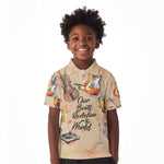 Our Beats Redefine The World African Kid Polo Shirt Afro Music