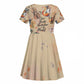 Our Beats Redefine The World African Kid Short Sleeve Dress Afro Music