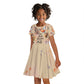 Our Beats Redefine The World African Kid Short Sleeve Dress Afro Music