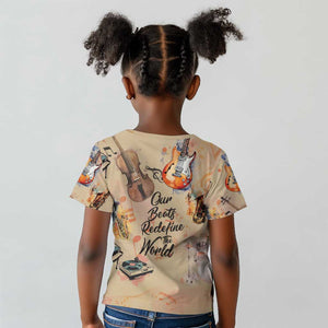 Our Beats Redefine The World African Kid T shirt Afro Music