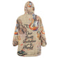Our Beats Redefine The World African Kid Wearable Blanket Hoodie Afro Music