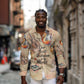 Our Beats Redefine The World African Long Sleeve Button Shirt Afro Music