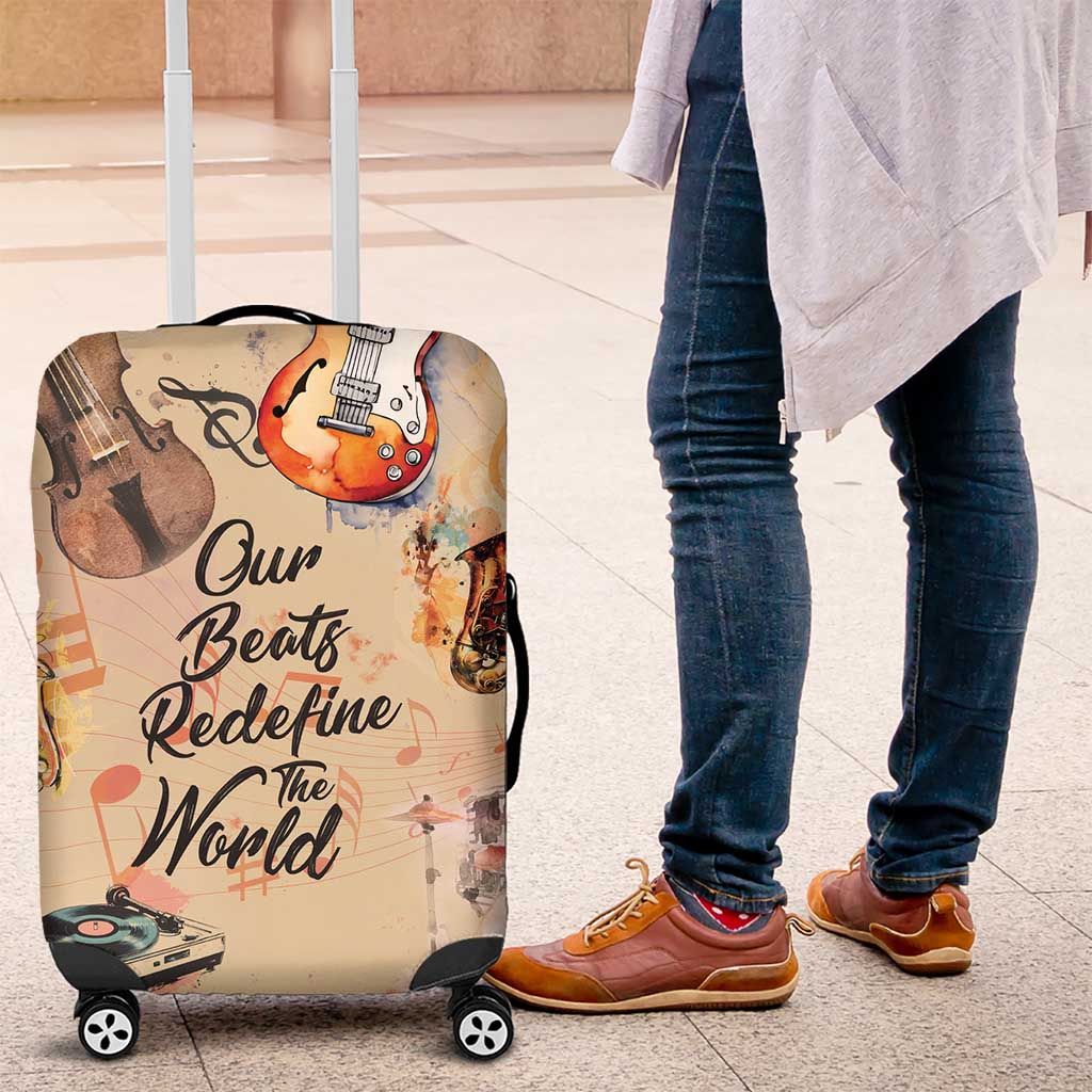 Our Beats Redefine The World African Luggage Cover Afro Music