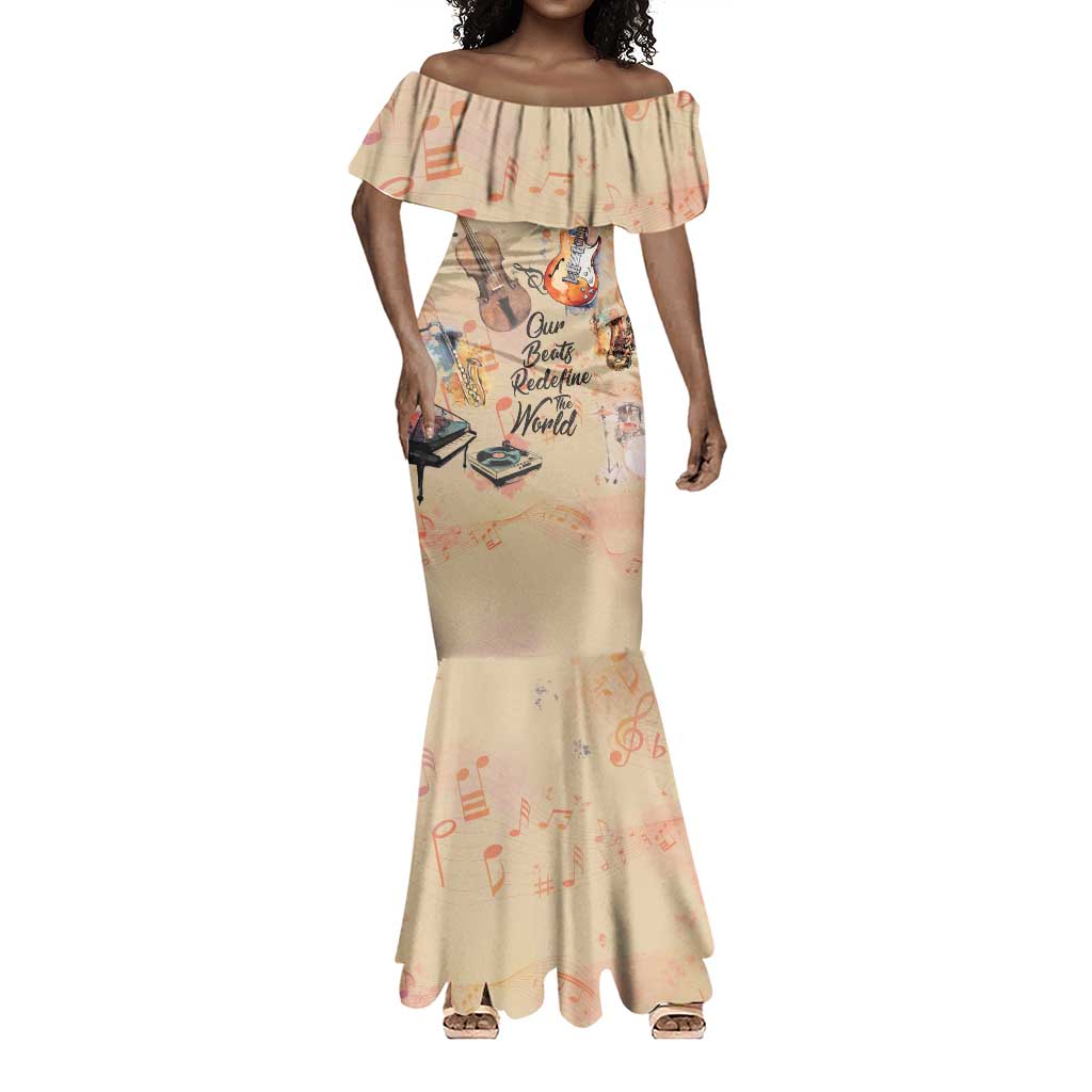 Our Beats Redefine The World African Mermaid Dress Afro Music