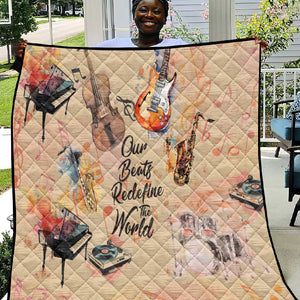 Our Beats Redefine The World African Quilt Afro Music