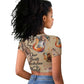 Our Beats Redefine The World African Raglan Cropped T shirt Afro Music