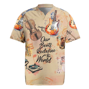 Our Beats Redefine The World African Rugby Jersey Afro Music