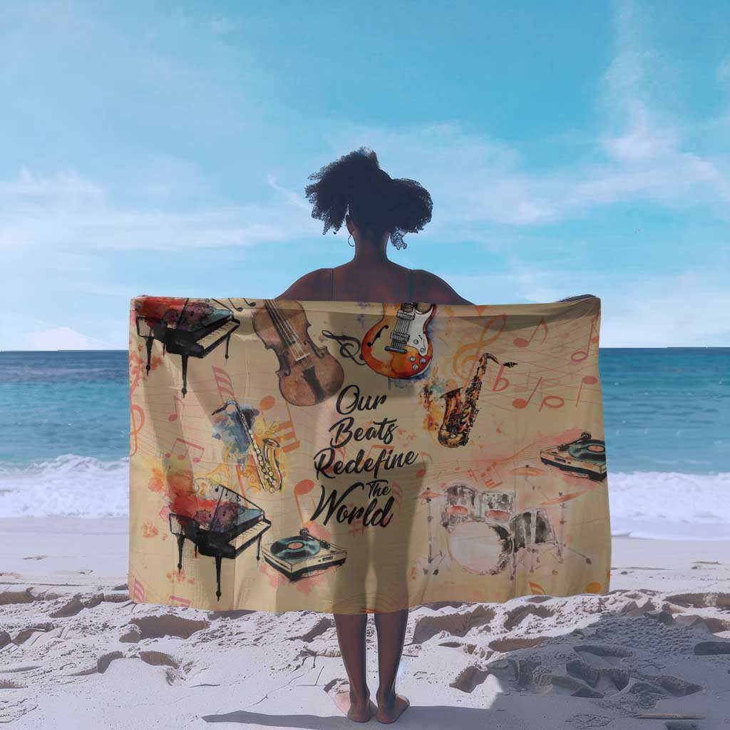 Our Beats Redefine The World African Sarong Afro Music