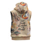 Our Beats Redefine The World African Sleeveless Hoodie Afro Music - African Pride