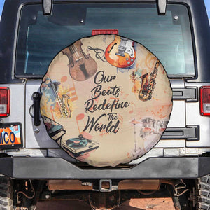 Our Beats Redefine The World African Spare Tire Cover Afro Music