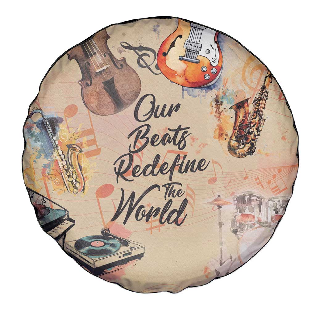 Our Beats Redefine The World African Spare Tire Cover Afro Music