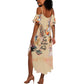Our Beats Redefine The World African Summer Maxi Dress Afro Music