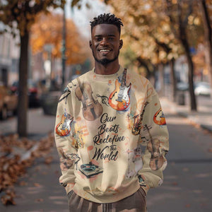 Our Beats Redefine The World African Sweatshirt Afro Music