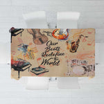 Our Beats Redefine The World African Tablecloth Afro Music