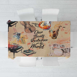 Our Beats Redefine The World African Tablecloth Afro Music