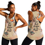 Our Beats Redefine The World African Women Racerback Tank Afro Music