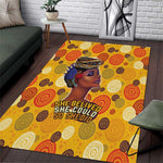 African Women Area Rug She Believed She Could So She Did