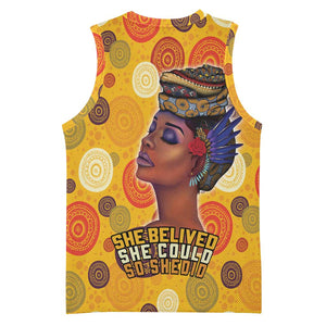 African Women Basketball Jersey She Believed She Could So She Did DT03
