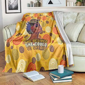 African Women Blanket She Believed She Could So She Did