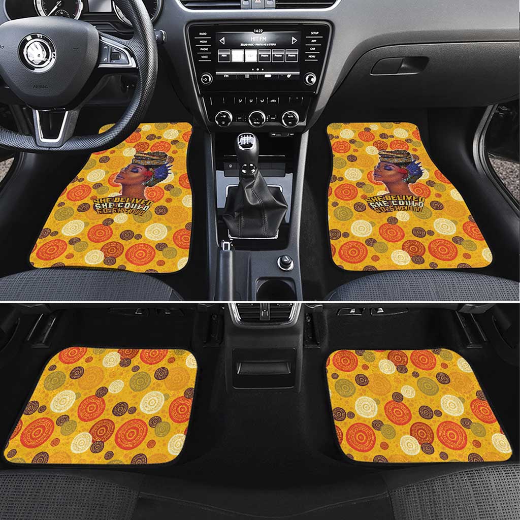 African Women Car Mats She Believed She Could So She Did