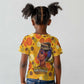 African Women Kid T shirt She Believed She Could So She Did