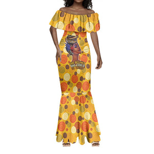 African Women Mermaid Dress She Believed She Could So She Did