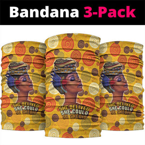 African Women Neck Gaiter She Believed She Could So She Did DT03