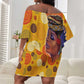 African Women Off Shoulder Short Dress She Believed She Could So She Did