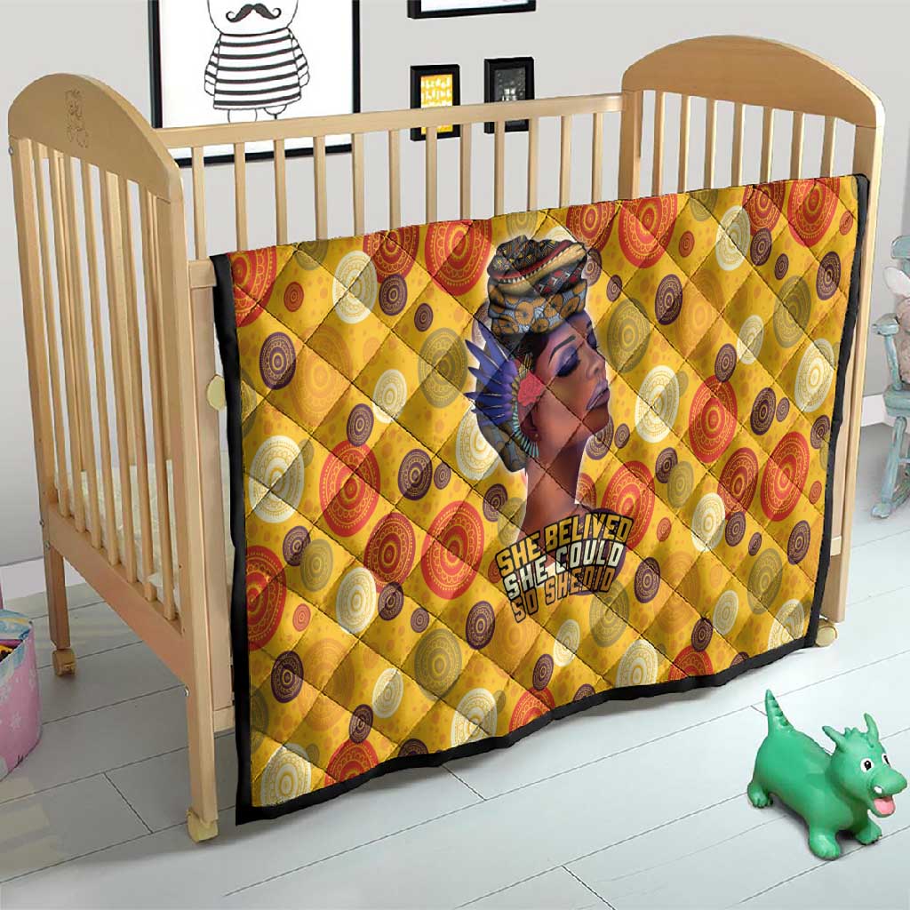 African Women Quilt She Believed She Could So She Did