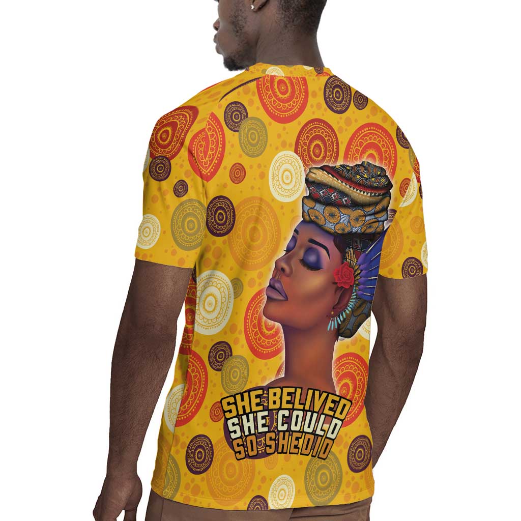 African Women Rugby Jersey She Believed She Could So She Did