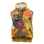 African Women Sleeveless Zip Hoodie She Believed She Could So She Did - African Pride