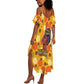 African Women Summer Maxi Dress She Believed She Could So She Did
