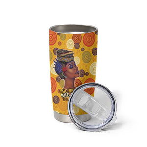African Women Tumbler Cup She Believed She Could So She Did
