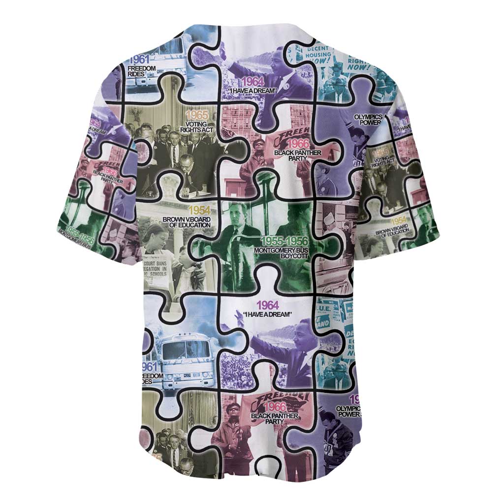 African American Baseball Jersey The Civil Rights Journey in Puzzle