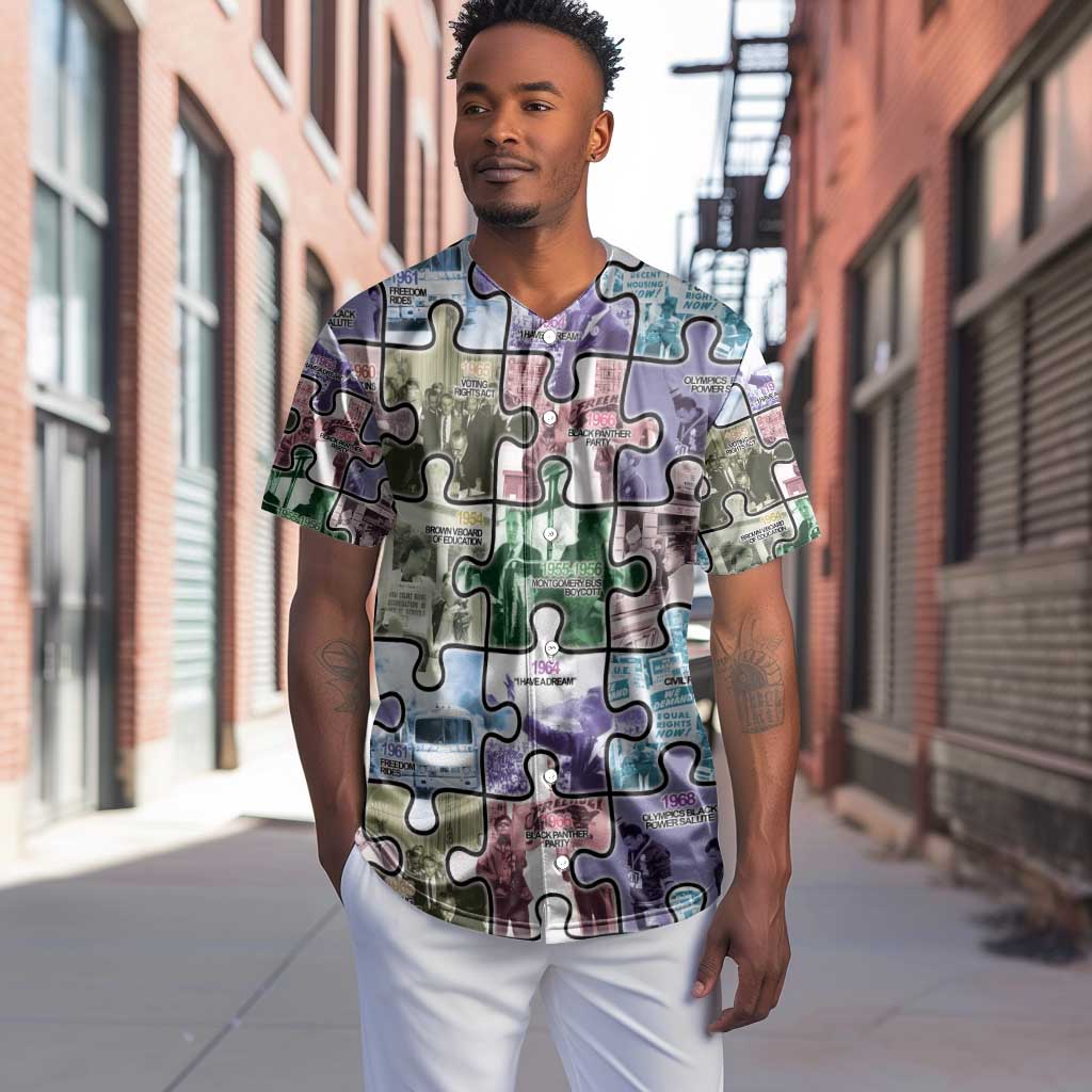 African American Baseball Jersey The Civil Rights Journey in Puzzle
