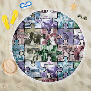 African American Beach Blanket The Civil Rights Journey in Puzzle