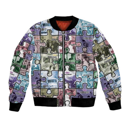 African American Bomber Jacket The Civil Rights Journey in Puzzle