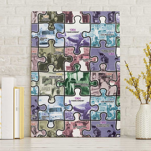 African American Canvas Wall Art The Civil Rights Journey in Puzzle