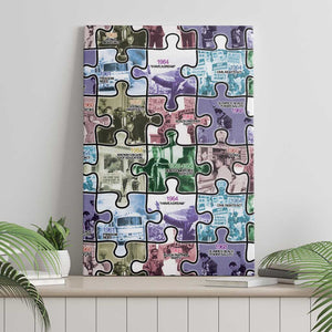 African American Canvas Wall Art The Civil Rights Journey in Puzzle