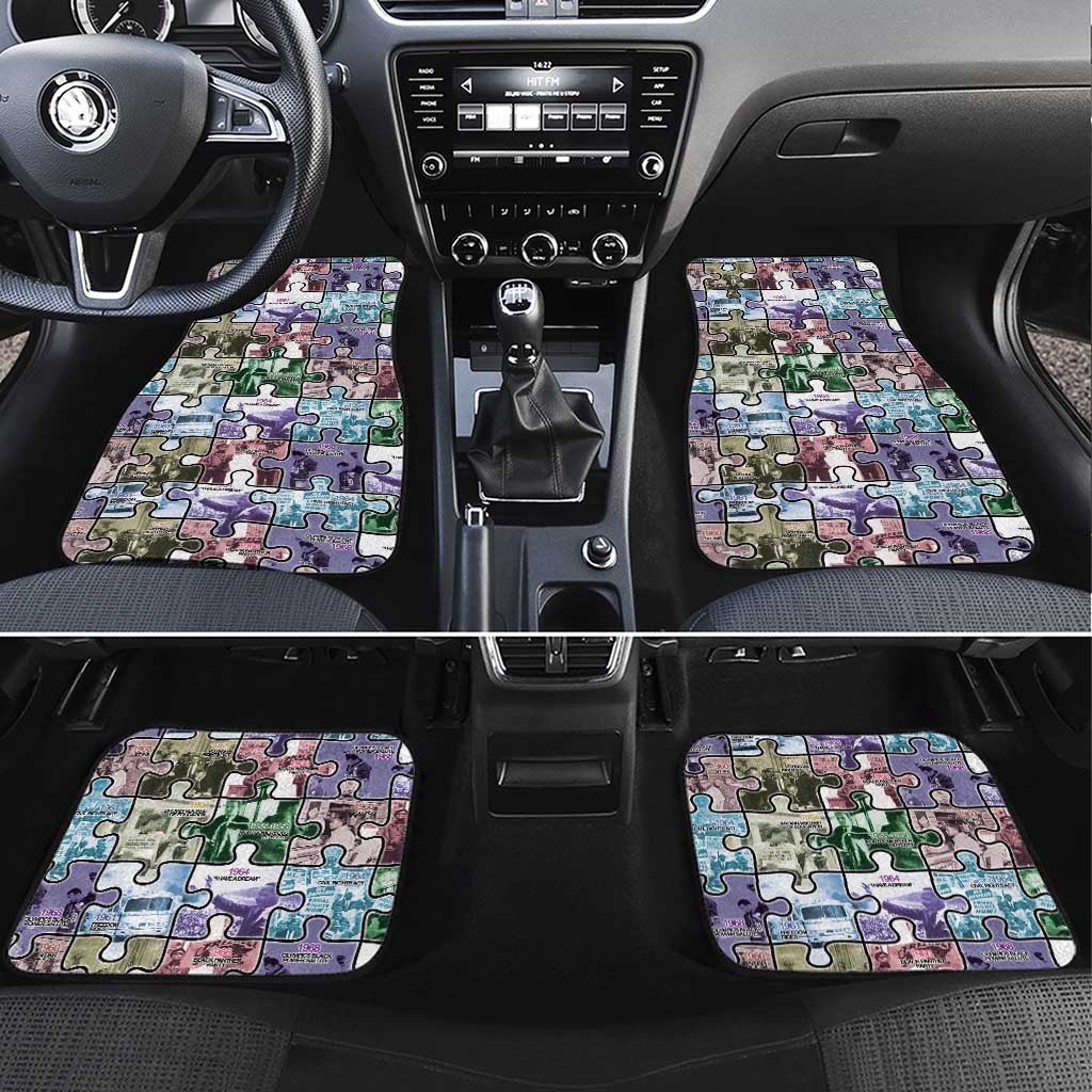 African American Car Mats The Civil Rights Journey in Puzzle