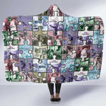 African American Hooded Blanket The Civil Rights Journey in Puzzle