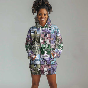 African American Hoodie Dress The Civil Rights Journey in Puzzle